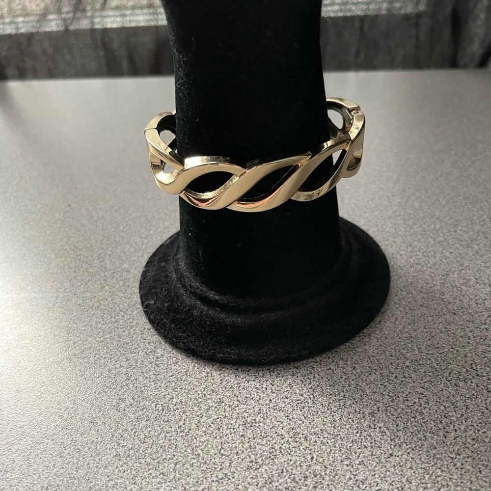 Gold Toned Metal Bracelet